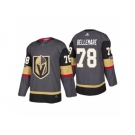 Men's Vegas Golden Knights #78 Pierre-Edouard Bellemare Steel Grey 2017-2018 Season Jersey