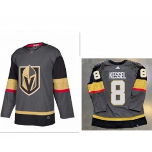 Men's Vegas Golden Knights #8 Phil Kessel Gray Adidas NHL Home Jersey