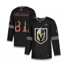 Men's Vegas Golden Knights #81 Jonathan Marchessault Black USA Flag Limited Hockey Jersey