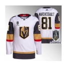 Men's Vegas Golden Knights #81 Jonathan Marchessault White 2023 Stanley Cup Champions Stitched Jersey