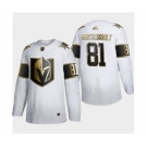 Men's Vegas Golden Knights #81 Jonathan Marchessault White Golden Edition Limited Stitched Hockey Jersey