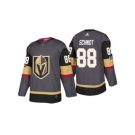 Men's Vegas Golden Knights #88 Nate Schmidt Steel Grey 2017-2018 Season Jersey