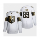 Men's Vegas Golden Knights #89 Alex Tuch White Golden Edition Limited Stitched Hockey Jersey