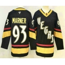 Men's Vegas Golden Knights #93 Mitch Marner Black Reverse Retro Authentic Jersey