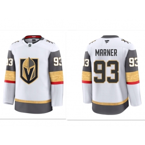Men's Vegas Golden Knights #93 Mitchell Marner White 2024-25 Home Stitched Hockey Jersey