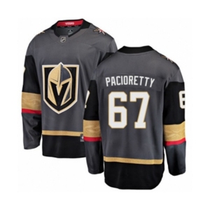 Vegas Golden Knights #67 Max Pacioretty Authentic Black Home Fanatics Branded Breakaway NHL Jersey