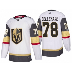 Vegas Golden Knights #78 Pierre-Edouard Bellemare White 2017-2018 Season Stitched NHL Jersey