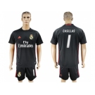 Real Madrid #1 Casillas Black Goalkeeper Soccer Club Jersey
