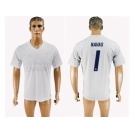 Real Madrid #1 Navas Marine Environmental Protection Home Soccer Club Jersey 1