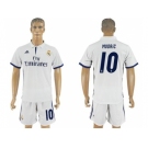 Real Madrid #10 Modric Home Soccer Club Jersey