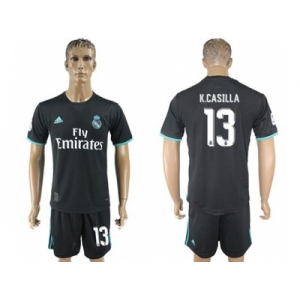 Real Madrid #13 K.Casilla Away Soccer Club Jersey