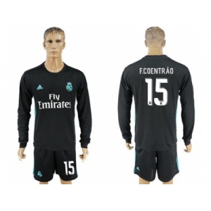 Real Madrid #15 F.Coentrao Away Long Sleeves Soccer Club Jersey