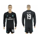 Real Madrid #19 Modric Away Long Sleeves Soccer Club Jersey