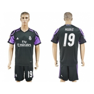 Real Madrid #19 Modric Sec Away Soccer Club Jersey