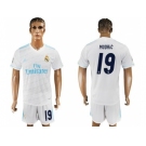 Real Madrid #19 Modric White Home Soccer Club Jersey 2