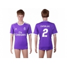 Real Madrid #2 Carvajal Away Soccer Club Jersey4