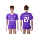 Real Madrid #21 Morata Away Soccer Club Jersey6