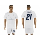 Real Madrid #21 Morata Marine Environmental Protection Home Soccer Club Jersey