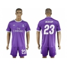 Real Madrid #23 Beckham Away Soccer Club Jersey 1