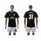 Real Madrid #31 R.Yanez Black Goalkeeper Soccer Club Jersey
