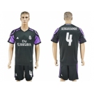 Real Madrid #4 Sergio Ramos Sec Away Soccer Club Jersey