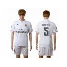 Real Madrid #5 Coentrao White Home Soccer Club Jersey1