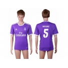 Real Madrid #5 Varane Away Soccer Club Jersey4