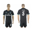 Real Madrid #5 Zidane Away Soccer Club Jersey 2