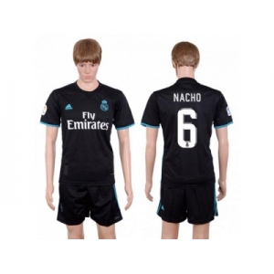 Real Madrid #6 Nacho Away Soccer Club Jersey