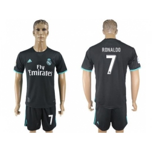 Real Madrid #7 Ronaldo Away Soccer Club Jersey 1