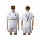 Real Madrid #7 Ronaldo White Home Soccer Club Jersey5