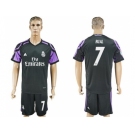 Real Madrid #7 Rual Sec Away Soccer Club Jersey