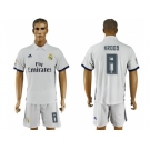 Real Madrid #8 Kroos White Home Soccer Club Jersey4