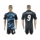 Real Madrid #9 Benzema Away Soccer Club Jersey 4