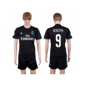 Real Madrid #9 Benzema Away Soccer Club Jersey