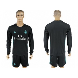 Real Madrid Blank Away Long Sleeves Soccer Club Jersey