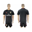 Real Madrid Blank Black Goalkeeper Soccer Club Jersey