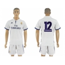 Real Madrid Blank Champions Home Soccer Club Jersey