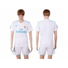 Real Madrid Blank White Home Soccer Club Jersey