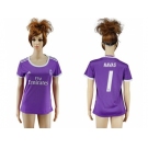 Women's Real Madrid #1 Navas Away Soccer Club Jersey1