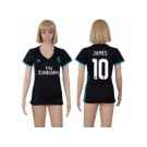 Women's Real Madrid #10 James Away Soccer Club Jersey