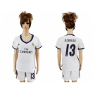 Women's Real Madrid #13 K.Casilla Home Soccer Club Jersey1