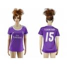Women's Real Madrid #15 F.Coentrao Away Soccer Club Jersey1