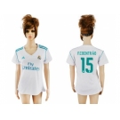 Women's Real Madrid #15 F.Coentrao Home Soccer Club Jersey
