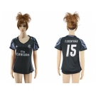 Women's Real Madrid #15 F.Coentrao Sec Away Soccer Club Jersey