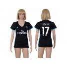 Women's Real Madrid #17 Lucas V. Away Soccer Club Jersey