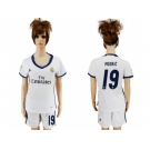 Women's Real Madrid #19 Modric Home Soccer Club Jersey3