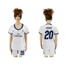 Women's Real Madrid #20 Asensio Home Soccer Club Jersey2