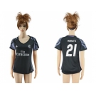 Women's Real Madrid #21 Morata Sec Away Soccer Club Jersey