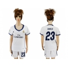Women's Real Madrid #23 Danilo Home Soccer Club Jersey2